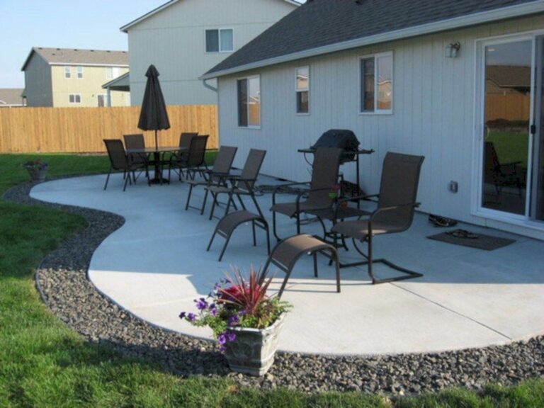 Simple backyard patio ideas on a budget