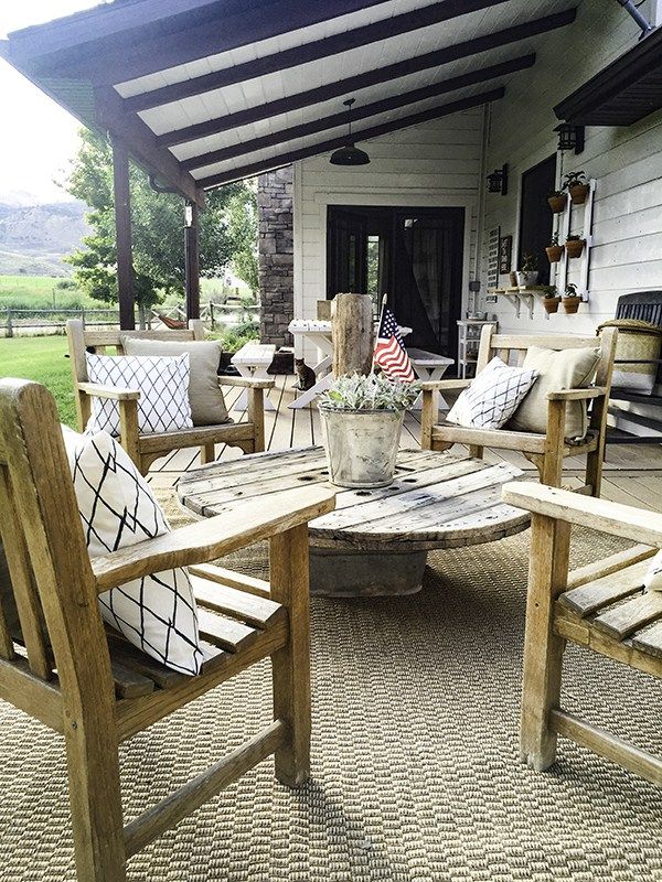 Farmhouse Outdoor Garden Decor And Living Space